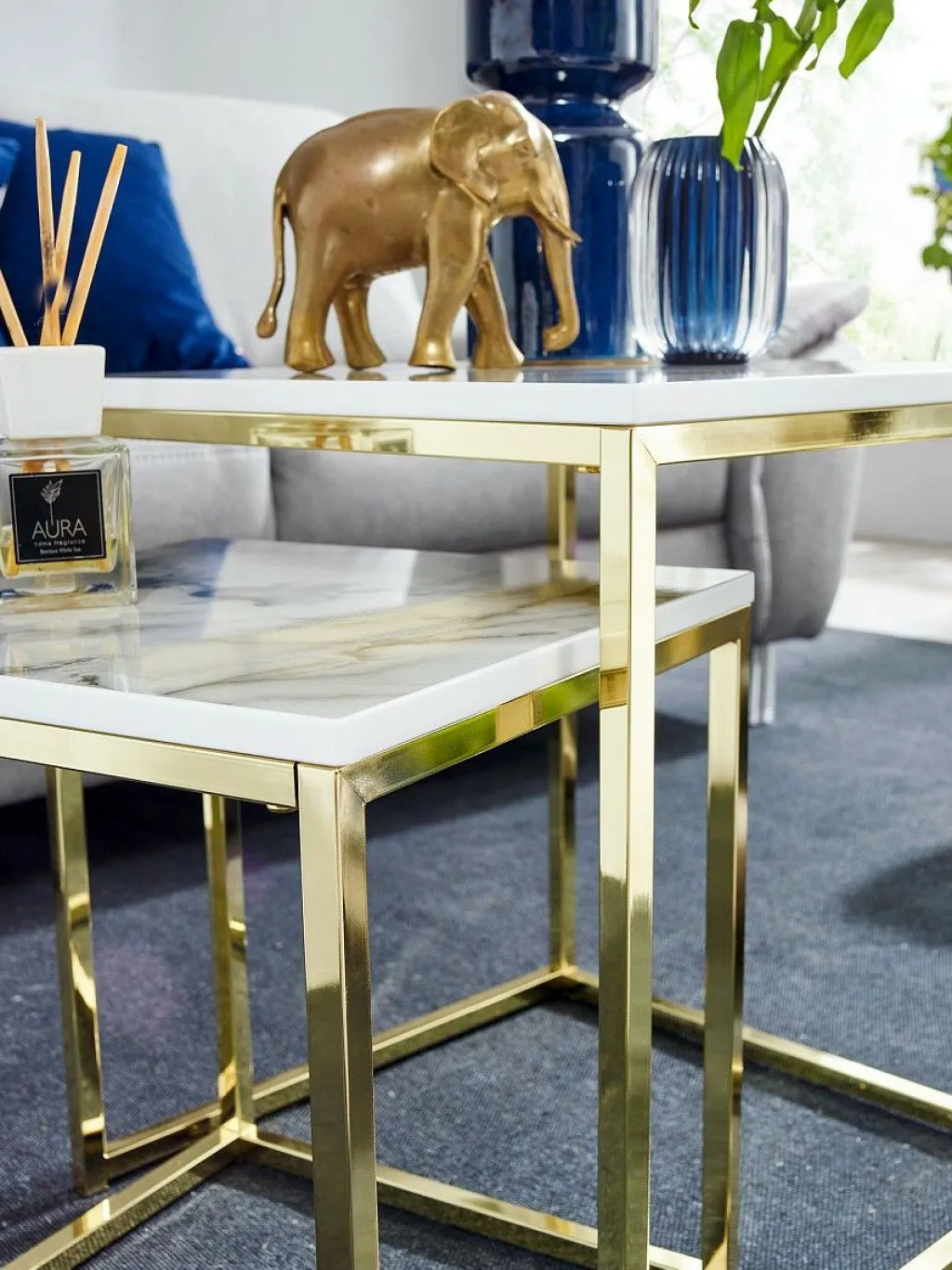 Lot de 2 tables gigognes LAMPHUN-Skyport Best