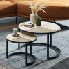 Lot de 2 tables gigognes LAMPANG-Skyport New