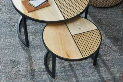Lot de 2 tables gigognes LAMPANG-Skyport New