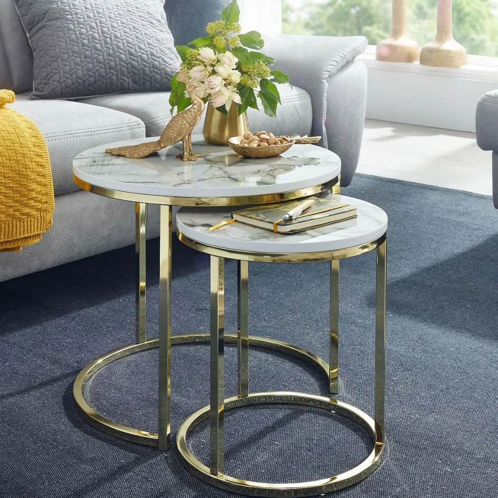 Lot de 2 tables gigognes LAM LUK KA