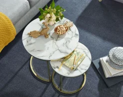 Lot de 2 tables gigognes LAM LUK KA