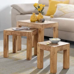 Lot de 3 tables gigognes PAK CHONG