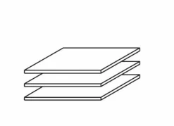 Lot de 3 tablettes A0033.9602