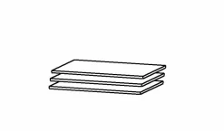 Lot de 3 tablettes A0033.9F13-Rauch Discount