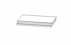 Lot de 2 tablettes pour chaussures A0033.9FH2-Rauch Hot