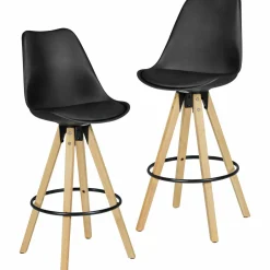 Lot de 2 tabourets de bar CHIANG MAI-Skyport Clearance