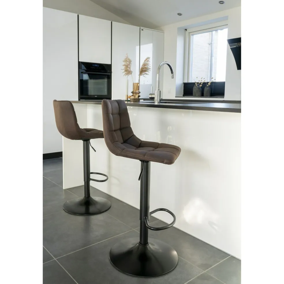 Lot de 2 tabourets de bar MIDDELFART