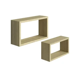 Lot de 2 étagères murales DUO-Format Outlet