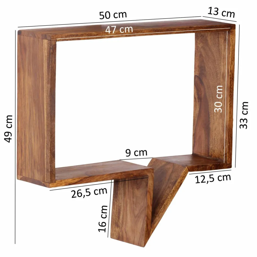 Lot de 2 étagères murales NEVADO COPA