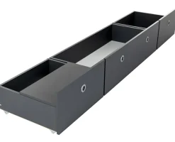 Lot de 3 tiroirs à roulettes ALESSIA