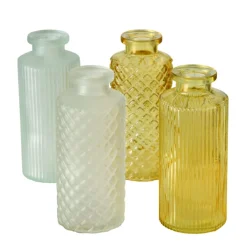 Lot de 4 vases décoratifs PANJA