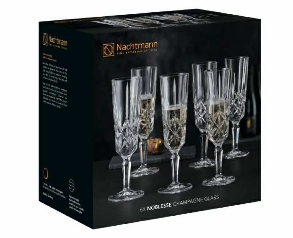 Lot de 6 verres à champagne NOBLESSE-Nachtmann New