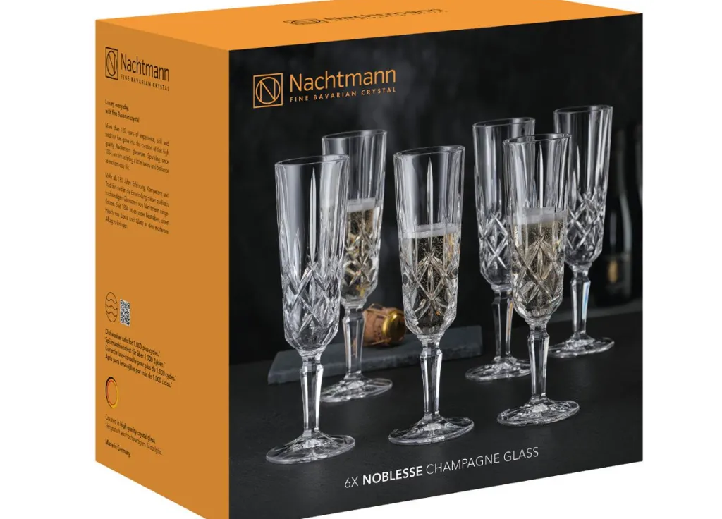 Lot de 6 verres à champagne NOBLESSE-Nachtmann New