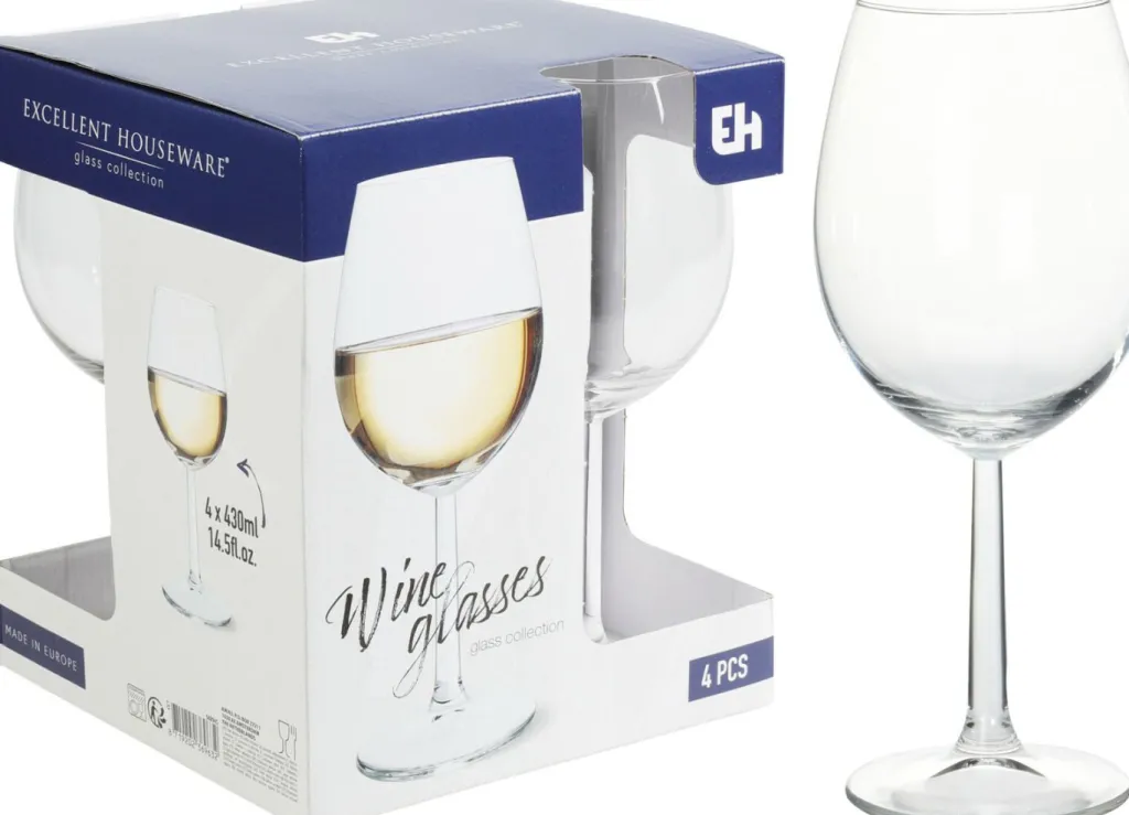 Lot de 4 verres à vin blanc EH-Koopman Hot