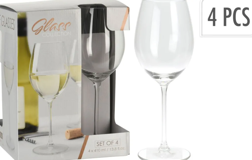 Lot de 4 verres à vin blanc EH-Koopman Online