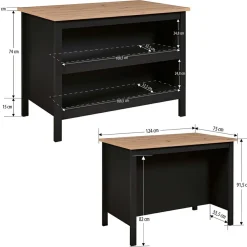 Îlot de cuisine AMSTERDAM