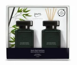 Lot de diffuseurs de parfum BLACK BAMBOO 2X50ML-Ipuro Clearance