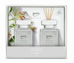 Lot de diffuseurs de parfum Ipuro WHITE LILY 2X50ML