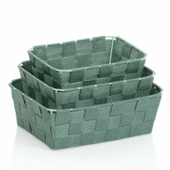 Lot de paniers de rangement ALVARO