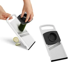 Mandoline manuelle double lame-Metaltex Online