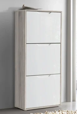 Meuble à chaussures à abattants SIENNA