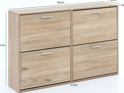 Meuble à chaussures à abattants TUMAN-Skyport Outlet