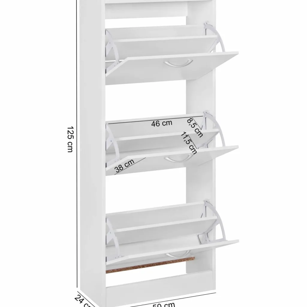 Meuble à chaussures à abattants TUMAN-Skyport Online