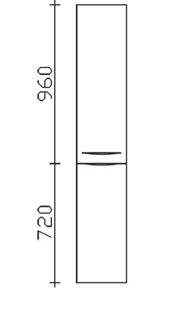 Meuble colonne SOLITAIRE 6025-Pelipal New