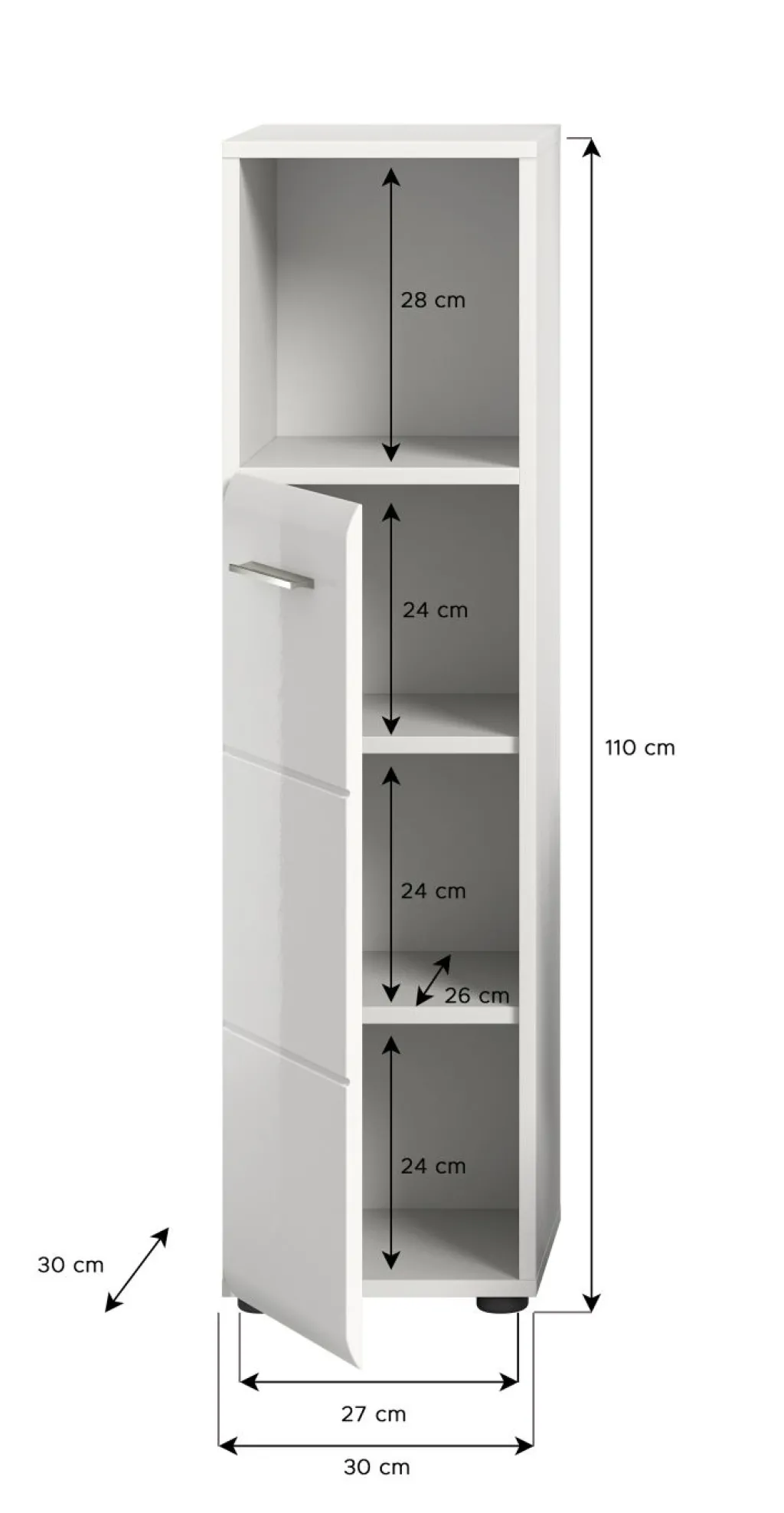 Meuble demi-colonne BONGA-Xonox Hot