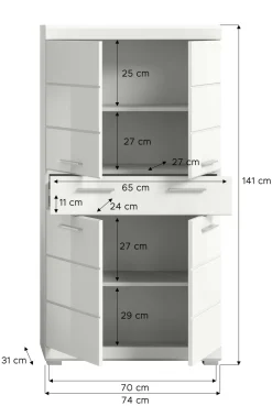 Meuble demi-colonne SEWULA-Xonox Discount
