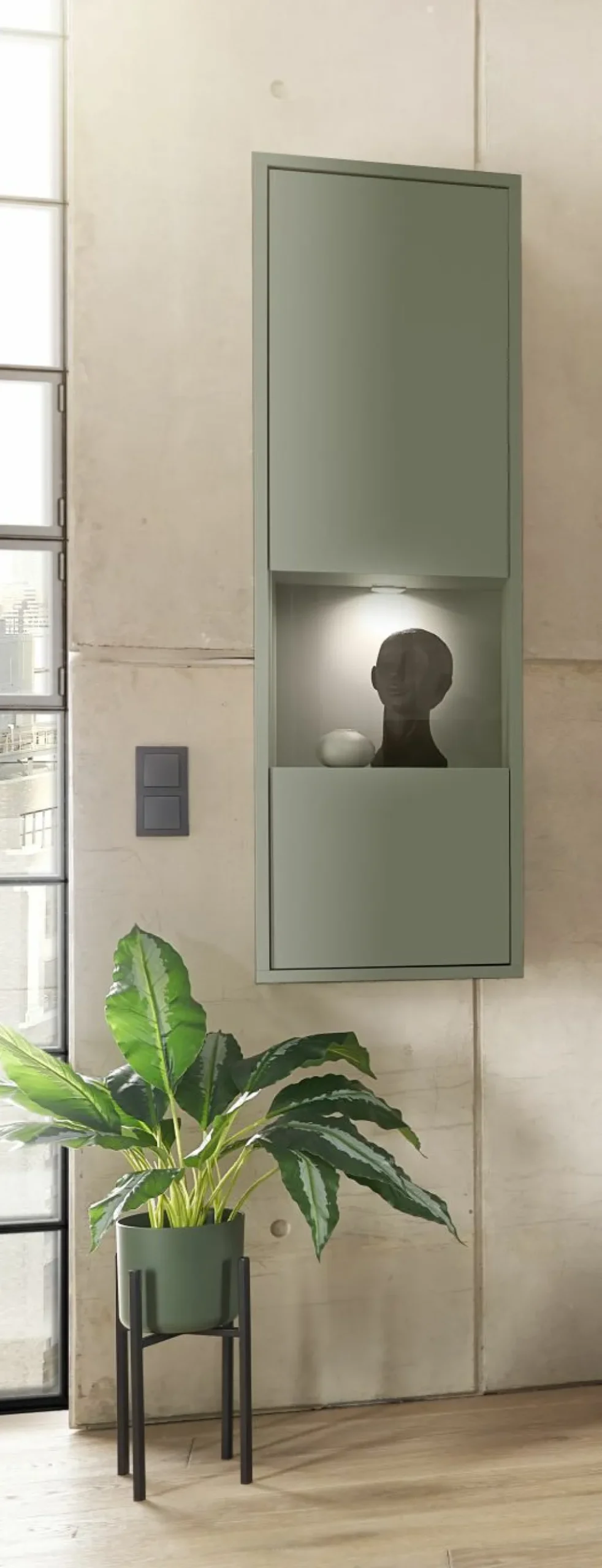 Meuble haut vitrine BONNIE-Mäusbacher Clearance