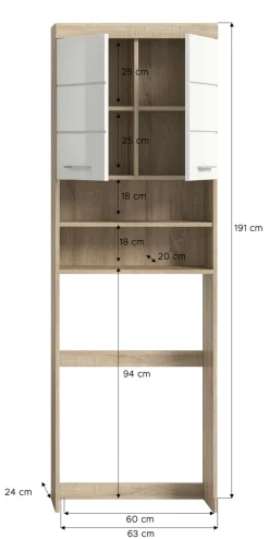 Meuble pour machine à laver GIMBI-Xonox Best
