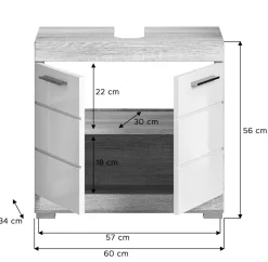 Meuble sous lavabo GIMBI-Xonox Clearance