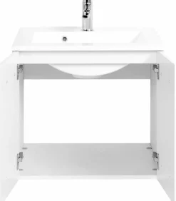Meuble sous vasque 60 avec vasque en fonte minérale BOLOGNA-Held Online