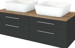 Meuble sous vasque 120 avec vasque à poser DAVOS-Held Sale