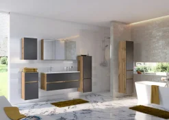 Meuble sous vasque avec double vasque LUCCA