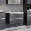 Meuble sous vasque avec lavabo 80 cm AREZZO