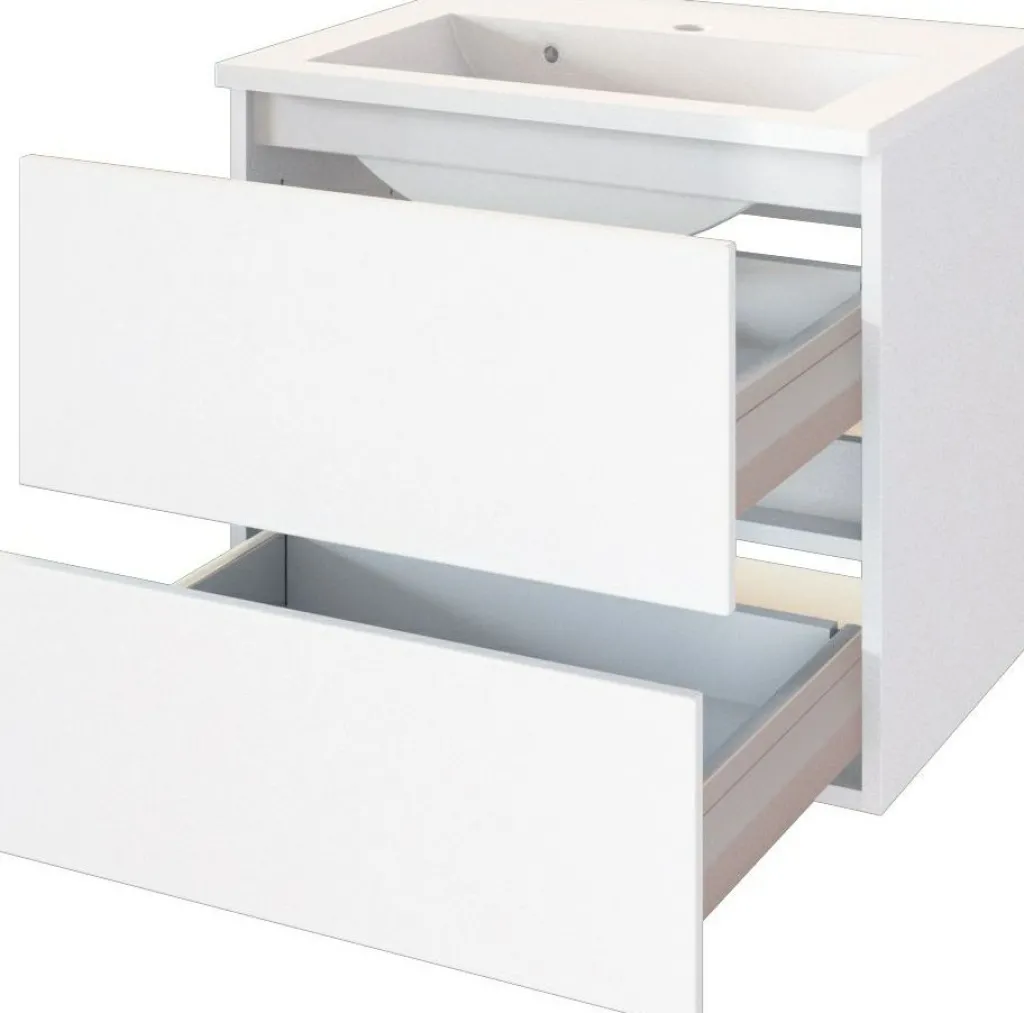 Meuble sous vasque avec plan vasque 60 BAABE-Held Sale