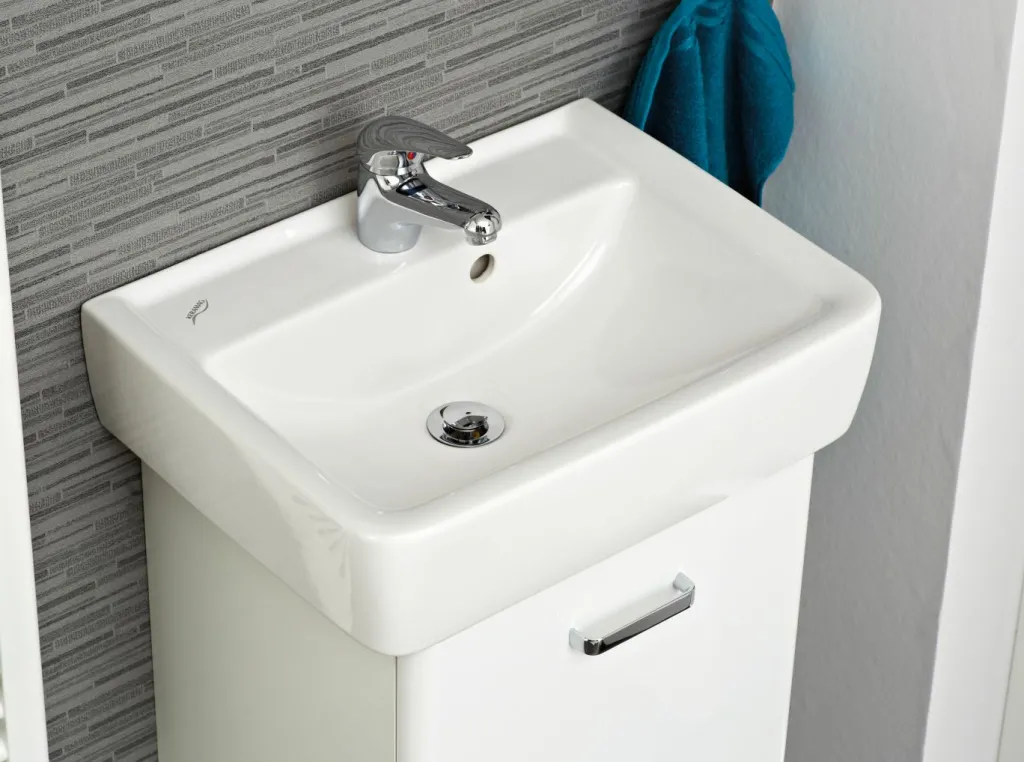 Meuble sous vasque avec plan vasque en céramique PIOLO-Pelipal Outlet