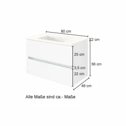 Meuble sous vasque avec vasque HELSINKI-Held