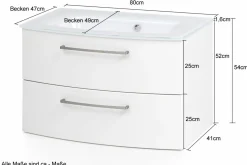 Meuble sous vasque avec vasque STOCKHOLM