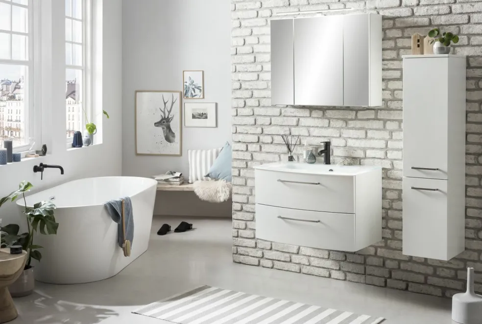 Meuble sous vasque avec vasque STOCKHOLM