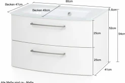 Meuble sous vasque avec vasque STOCKHOLM-Held Hot