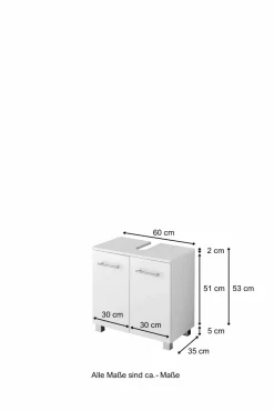 Meuble sous vasque avec vasque PORTA-Held Clearance