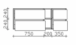 Meuble sous vasque SOLITAIRE 6010-Pelipal New
