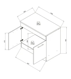 Meuble sous évier GLASGOW-Bega BBK Best