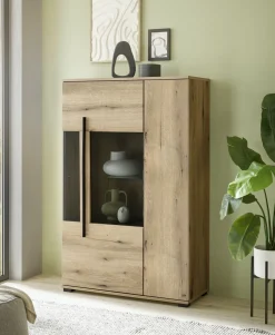 Meuble vitrine combiné CANTARA