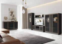 Meuble vitrine droit SAVONA-Forte Outlet