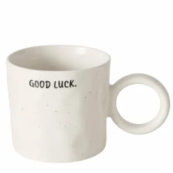 Mug avec anse et inscription GOOD LUCK-Boltze