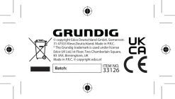 Néon LED flamant rose GRUNDIG-Edco Clearance